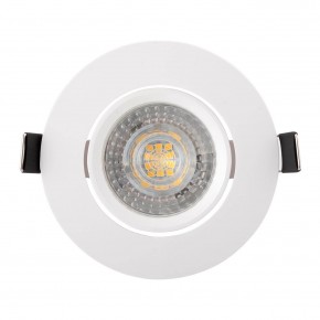 DK3020-WH Встраиваемый светильник, IP 20, 10 Вт, GU5.3, LED, белый, пластик в Перми - perm.ok-mebel.com | фото