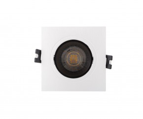 DK3021-WB Встраиваемый светильник, IP 20, 10 Вт, GU5.3, LED, белый/черный, пластик в Перми - perm.ok-mebel.com | фото