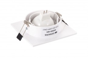DK3021-WH Встраиваемый светильник, IP 20, 10 Вт, GU5.3, LED, белый, пластик в Перми - perm.ok-mebel.com | фото 4