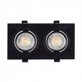 DK3022-BK Встраиваемый светильник, IP 20, 10 Вт, GU5.3, LED, черный, пластик в Перми - perm.ok-mebel.com | фото 2