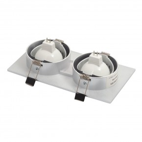 DK3022-CM Встраиваемый светильник, IP 20, 10 Вт, GU5.3, LED, серый, пластик в Перми - perm.ok-mebel.com | фото 4