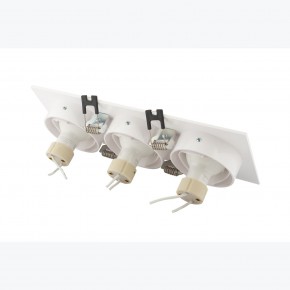 DK3023-WH Встраиваемый светильник, IP 20, 10 Вт, GU5.3, LED, белый, пластик в Перми - perm.ok-mebel.com | фото 4