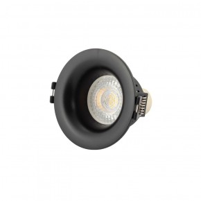 DK3024-BK Встраиваемый светильник, IP 20, 10 Вт, GU5.3, LED, черный, пластик в Перми - perm.ok-mebel.com | фото 1