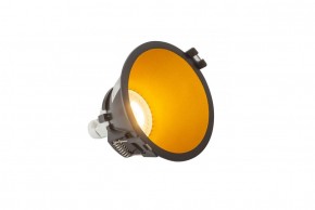 DK3026-BG Встраиваемый светильник, IP 20, 10 Вт, GU5.3, LED, черный/золотой, пластик в Перми - perm.ok-mebel.com | фото 3
