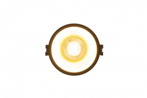 DK3026-BG Встраиваемый светильник, IP 20, 10 Вт, GU5.3, LED, черный/золотой, пластик в Перми - perm.ok-mebel.com | фото 2