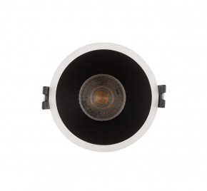 DK3026-WB Встраиваемый светильник, IP 20, 10 Вт, GU5.3, LED, белый/черный, пластик в Перми - perm.ok-mebel.com | фото