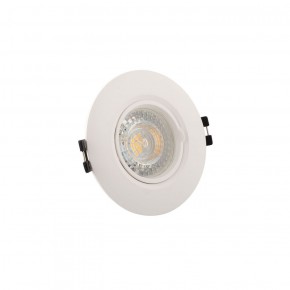 DK3028-WH Встраиваемый светильник, IP 20, 10 Вт, GU5.3, LED, белый, пластик в Перми - perm.ok-mebel.com | фото 2