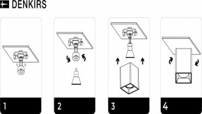 DK3030-WH Светильник накладной IP 20, 10 Вт, GU5.3, LED, белый, пластик в Перми - perm.ok-mebel.com | фото 8