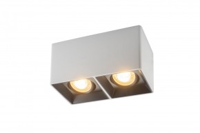 DK3035-WB Светильник накладной IP 20, 10 Вт, GU5.3, LED, белый/черный, пластик в Перми - perm.ok-mebel.com | фото