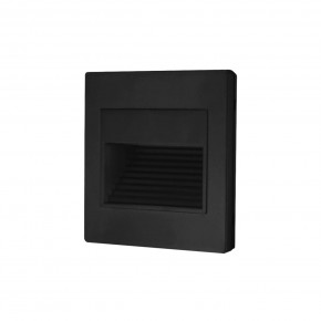 DK3050-BK Светильник встраиваемый в стену, IP 20, LED 3000, 1 Вт, черный пластик в Перми - perm.ok-mebel.com | фото