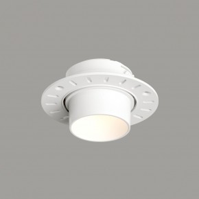 DK3056-WH Встраиваемый светильник под шпатлевку, IP20, до 15 Вт, LED, GU5,3, белый, пластик в Перми - perm.ok-mebel.com | фото