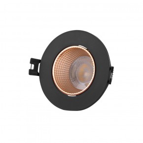 DK3061-BBR Встраиваемый светильник, IP 20, 10 Вт, GU5.3, LED, черный/бронзовый, пластик в Перми - perm.ok-mebel.com | фото 1