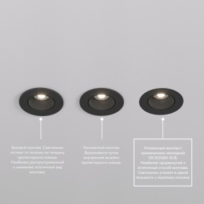 DK3061-BBR Встраиваемый светильник, IP 20, 10 Вт, GU5.3, LED, черный/бронзовый, пластик в Перми - perm.ok-mebel.com | фото 4