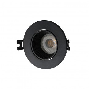 DK3061-BK Встраиваемый светильник, IP 20, 10 Вт, GU5.3, LED, черный/черный, пластик в Перми - perm.ok-mebel.com | фото