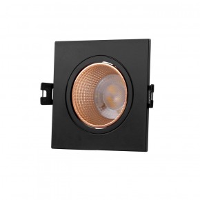DK3071-BBR Встраиваемый светильник, IP 20, 10 Вт, GU5.3, LED, черный/бронзовый, пластик в Перми - perm.ok-mebel.com | фото