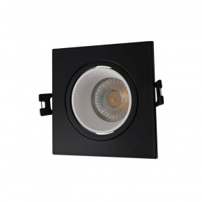 DK3071-BK+WH Встраиваемый светильник, IP 20, 10 Вт, GU5.3, LED, черный/белый, пластик в Перми - perm.ok-mebel.com | фото