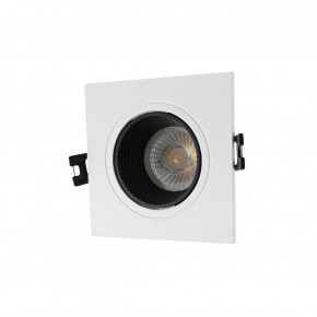 DK3071-WH+BK Встраиваемый светильник, IP 20, 10 Вт, GU5.3, LED, белый/черный, пластик в Перми - perm.ok-mebel.com | фото