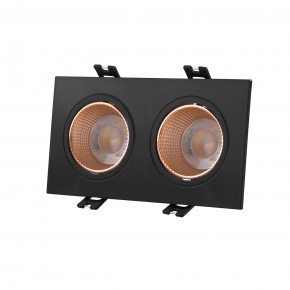 DK3072-BBR Встраиваемый светильник, IP 20, 10 Вт, GU5.3, LED, черный/бронзовый, пластик в Перми - perm.ok-mebel.com | фото