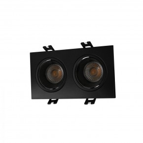DK3072-BK Встраиваемый светильник, IP 20, 10 Вт, GU5.3, LED, черный/черный, пластик в Перми - perm.ok-mebel.com | фото