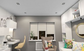 DK3072-BK+WH Встраиваемый светильник, IP 20, 10 Вт, GU5.3, LED, черный/белый, пластик в Перми - perm.ok-mebel.com | фото 2