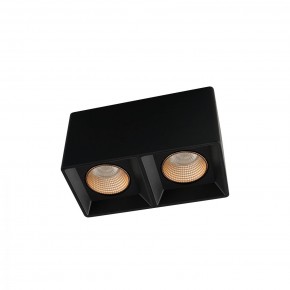 DK3085-BK+BR Светильник накладной IP 20, 10 Вт, GU5.3, LED, черный/бронзовый, пластик в Перми - perm.ok-mebel.com | фото