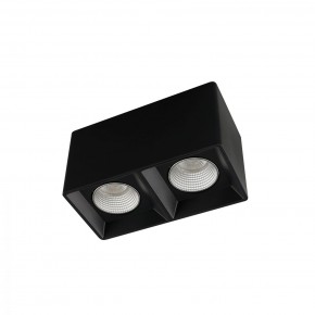 DK3085-BK+CH Светильник накладной IP 20, 10 Вт, GU5.3, LED, черный/хром, пластик в Перми - perm.ok-mebel.com | фото