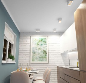 DK3085-WH+BR Светильник накладной IP 20, 10 Вт, GU5.3, LED, белый/бронзовый, пластик в Перми - perm.ok-mebel.com | фото 2