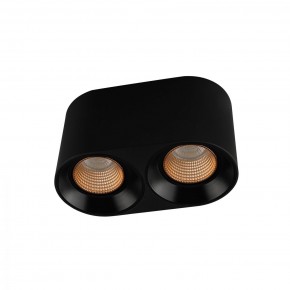 DK3096-BK+BR Светильник накладной IP 20, 10 Вт, GU5.3, LED, черный/бронзовый, пластик в Перми - perm.ok-mebel.com | фото