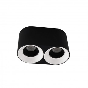 DK3096-BW+BK Светильник накладной IP 20, 10 Вт, GU5.3, LED, черно-белый/черный, пластик в Перми - perm.ok-mebel.com | фото