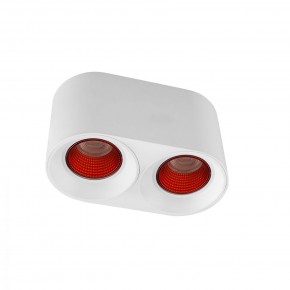 DK3096-WH+RD Светильник накладной IP 20, 10 Вт, GU5.3, LED, белый/красный, пластик в Перми - perm.ok-mebel.com | фото