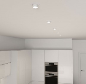 DK3120-WH Встраиваемый светильник, IP20, до 15 Вт, LED, GU5,3, белый, пластик в Перми - perm.ok-mebel.com | фото 6