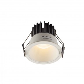 DK4400-WH Встраиваемый светильник, IP 20, 7 Вт, LED 3000, белый, алюминий в Перми - perm.ok-mebel.com | фото