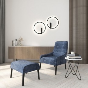 DK5035-BK Бра ROUND со светодиодом, IP20, 24W, 3000/4000/6500K, черный, алюминий в Перми - perm.ok-mebel.com | фото 8