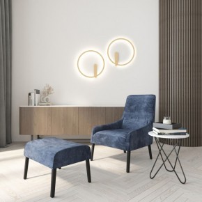 DK5035-SG Бра ROUND со светодиодом, IP20, 24W, 3000/4000/6500K, матовое золото, алюминий в Перми - perm.ok-mebel.com | фото 7