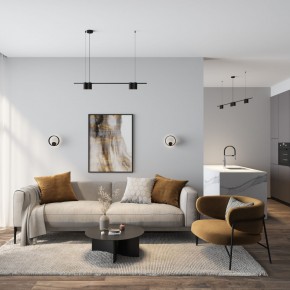 DK5060-BK Бра ORBIT, IP20, 3000К, LED, 10 Вт, черный матовый, алюминий в Перми - perm.ok-mebel.com | фото 6
