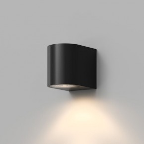 DK9790-BK Настенный уличный светильник NARVIK, IP44, GU10 LED, до 15 Вт, черный, алюминий в Перми - perm.ok-mebel.com | фото