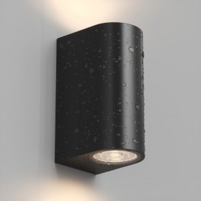 DK9791-BK Настенный уличный светильник NARVIK, IP44, 2хGU10 LED, до 15 Вт, черный, алюминий в Перми - perm.ok-mebel.com | фото 3
