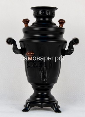 Электрический самовар "Черный Русский" матовый тюльпан в наборе на 1,5 литра. Ограниченная серия. в Перми - perm.ok-mebel.com | фото 3