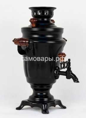 Электрический самовар "Черный Русский" матовый тюльпан в наборе на 1,5 литра. Ограниченная серия. в Перми - perm.ok-mebel.com | фото 4