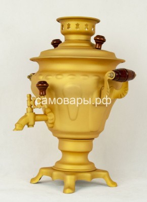 Электрический самовар "Русское золото" матовая груша на 2 литра (Ограниченная серия) в Перми - perm.ok-mebel.com | фото