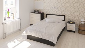 Фиеста Кровать 1200, цвет венге/дуб лоредо, ШхГхВ 123,5х203,5х80 см., сп.м. 1200х2000 мм., без матраса, основание есть в Перми - perm.ok-mebel.com | фото 5