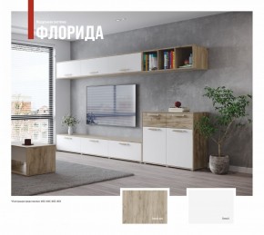 ФЛОРИДА Гостиная (модульная) дуб серый/белый в Перми - perm.ok-mebel.com | фото
