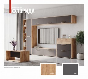 ФЛОРИДА Гостиная (модульная) дуб золотой/графит в Перми - perm.ok-mebel.com | фото