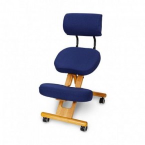 Коленный стул со спинкой Smartstool KW02В + Чехлы в Перми - perm.ok-mebel.com | фото 3