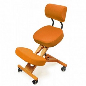 Коленный стул со спинкой Smartstool KW02В + Чехлы в Перми - perm.ok-mebel.com | фото 4