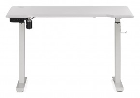 Компьютерный стол Маркос с механизмом подъема 120х75х75 белый / шагрень белая в Перми - perm.ok-mebel.com | фото 2