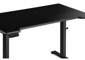 Компьютерный стол Маркос с механизмом подъема 140х80х75 черный / шагрень черная в Перми - perm.ok-mebel.com | фото 6