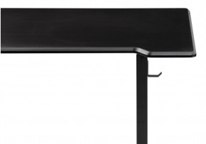 Компьютерный стол Маркос с механизмом подъема 140х80х75 черный / шагрень черная в Перми - perm.ok-mebel.com | фото 8