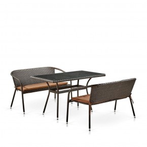 Комплект мебели из иск. ротанга T286A/S139A-W53 Brown в Перми - perm.ok-mebel.com | фото 2