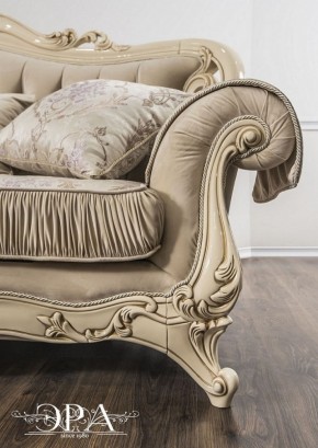 Комплект мягкой мебели Мона Лиза (крем) с раскладным механизмом в Перми - perm.ok-mebel.com | фото 4